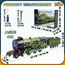 Load image into Gallery viewer, Koolbitz Kids Train Building Kit Construction & Inbuild Train with Real Tools ids Learning & Developing Engineering Skills Toys Birthday Gift for Boys Girls Ages 6+ (340 Pieces)
