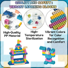 Load image into Gallery viewer, Koolbitz 150PCS Colorful STEM Building blocks set Perfect Stocking Filler Creativity and Learning with Ideal Preschool Construction Educational Block Tiles Stronger 150 pcs Gift for Children