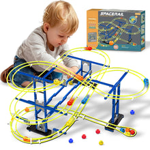 Load image into Gallery viewer, Koolbitz Marble Run266PCS Toy DIY Bricks Block Ball Space, STEM Educational Learning Toy Enhances Creativity with Marble Race Coaster, Problem-Solving & Motor Skills 266PCS Gift for Kids