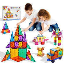 Load image into Gallery viewer, Koolbitz 45pcs Magnetic Building Block for Kids Blocks Magnetic Tiles for Children STEM Magnetic Educational Toy for Boys & Girls Indoor Fun Transparent Blocks Playset Gift for Toddlers
