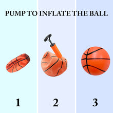 Load image into Gallery viewer, Koolbitz Junior Basketball Hoop with Ball, Pump Portable Basketball Hoop for Kids Teenagers Youth and Adults with Large Base Stand Goals Indoor Outdoor Play