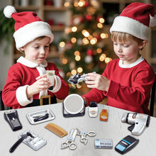 Load image into Gallery viewer, Kids Barber Shop Toy Set, Fashion Hair Salon Pretend Play Toy for Kids, Barbershop Hairstyle Pretend Play Kit for Boys and Girls for 3 Years and Above, Best Gift for Kids