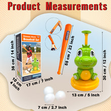 Load image into Gallery viewer, Koolbitz Kids Baseball Set Toy Cartoon Dinosaur Ball Ejection Launcher Outdoor Batting Baseball Game Toy for Children Press Eject Ball Game for Toddlers for Boy & Girls