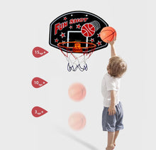 Load image into Gallery viewer, Black Mini Basketball Hoop Set Portable Indoor Outdoor