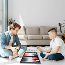 Load image into Gallery viewer, Koolbitz Pack of 2 Sets 3 in 1 Chess Checkers Draughts and Backgammon Game Board Set, Portable Folding with Magnetic Pieces, 36X36 cm for Kids Adults