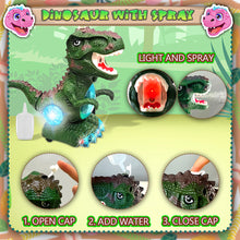 Load image into Gallery viewer, Koolbitz Interactive Dinosaur Toy with Mist Spray, Roar Sound Music, Lights - Multifunctional Moving Dinosaur for Imaginative Play Educational Prehistoric Play Set for Children Ages 3+