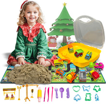 Load image into Gallery viewer, Koolbitz Kids Construction Sand Toy Creative Fun Sand Toy for Children with 9 Construction Vehicle Educational Sand Playset for Toddlers Indoor Outdoor Sand Toy Game Gift