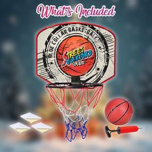Load image into Gallery viewer, Koolbitz Kids Large Basketball Hoop Set, Attachable To Door & Wall Backboard Shatterproof Backboard Novelty with Pump Ball Durable Design Perfect Indoor Game, Pack of 1