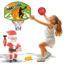 Load image into Gallery viewer, Kids Basketball Hoop with Hard PVC Backboard Pump and Ball Hanger Hook Indoor Outdoor Large Basketball Set with Net Ball and Pump Portable Sport Toys for Kids Basketball Set
