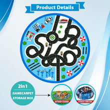 Load image into Gallery viewer, Kids Carpet Playmat Rug Set Playroom Rug, City Pretend Play Toys Baby Toddler Kid Child Educational Ideal for Boys & Girls