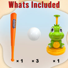 Load image into Gallery viewer, Koolbitz Kids Baseball Set Toy Cartoon Dinosaur Ball Ejection Launcher Outdoor Batting Baseball Game Toy for Children Press Eject Ball Game for Toddlers for Boy & Girls