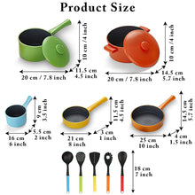 Load image into Gallery viewer, Koolbitz 50 Pcs Kids Kitchen Pretend Play Set, Kitchen Utensils & Food Set, Cutting Play Food Toy for Kids Kitchen Kids Kitchen Accessories for Toddlers 3 4 5 6 Years
