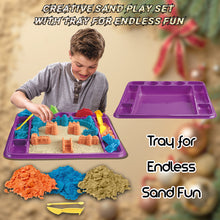 Load image into Gallery viewer, Koolbitz Magic Sand Play Set, Mold Amazing Sand Sculpts 750g with Box Accessories Shape Molds, Fun Gifts Toy for Boys & Girls, Make Your Own Craft Activity for Kids