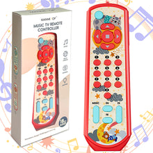 Load image into Gallery viewer, Koolbitz Interactive Musical Rec TV Remote Toy for Toddlers – Educational Multi-Language Learning Toy with Light and Sound Effects – Sensory Toys Perfect for Babies and Toddlers