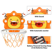 Load image into Gallery viewer, Kids Mini Basketball Hoop Set with Digital Counter, Net Toys Shooting Goal Game, Adjustable Basketball And Pump Sports Games Basketball Toys For Kids 3-12 Year