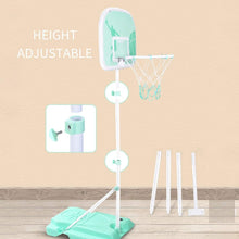 Load image into Gallery viewer, Adjustable Metal HOOP STAND Basketball Set pump Ball Height 210cm