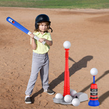 Load image into Gallery viewer, Koolbitz  Baseball sets with Launcher Kids' Tee ball Toy Sets with Adjustable & Fixed Pillar Baseball bat Garden Toys Target and Ejector Batting Adaptable Height Outdoor Game