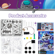 Load image into Gallery viewer, Koolbitz Kids Solar Space Set Educational Learning Science Toy for Children Solar Powered 6 in 1 Robot Kit for Boys & Girls Research & Exploration Adventures Space Playset