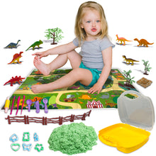 Load image into Gallery viewer, Koolbitz Kids Space Sand Set Creative Educational Activity Sand Toy Set for Children Durable Box & Accessories Shape Molds Sand Playset Toddlers Craft Fun Toy Gift