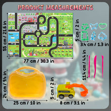 Load image into Gallery viewer, Koolbitz Kids Construction Sand Toy Creative Fun Sand Toy for Children with 9 Construction Vehicle Educational Sand Playset for Toddlers Indoor Outdoor Sand Toy Game Gift