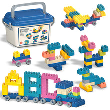 Load image into Gallery viewer, Koolbitz 150PCS Colorful STEM Building blocks set Perfect Stocking Filler Creativity and Learning with Ideal Preschool Construction Educational Block Tiles Stronger 150 pcs Gift for Children