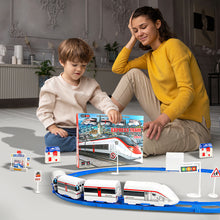 Load image into Gallery viewer, Koolbitz Electric Express Train Set for Kids 24-Piece Battery Operated Toy Train with Track, Tunnel, Signs, and Accessories | Fun Educational Playset for Boys and Girls Age 3+