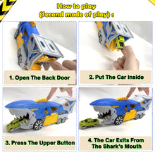 Load image into Gallery viewer, Koolbitz Kids Shark Truck Toy Big Shark Truck Car Toy for Children Includes 2 mini Cars Educational Learning Toy Set for Boys & Girls Gift for Toddlers