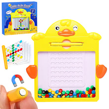 Load image into Gallery viewer, Koolbitz Magnetic Bead Art Board Multicolor Creative Drawing Set for Kids with Magnetic Pen & Pattern Cards - Engaging & Educational Preschool Toy Creativity Development