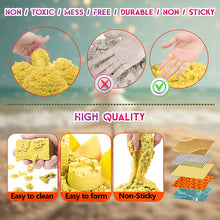 Load image into Gallery viewer, Koolbitz Magic Sand Play Set 1000g with PVC Hand Bag & Accessories Shape Molds, Fun Gifts Toy for Boys & Girls, Make Your Own Craft Activity for Kids