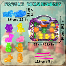 Load image into Gallery viewer, Koolbitz 1KG Motion Play Sand, Combo Pack of 3 Color with Accessories, Improve Skills of Kids, Made, Suitable for Age 3 and up, Non-Toxic Colourful Building Sand Toy for Kids