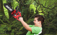 Load image into Gallery viewer, Construction Tool Electric Chain Saw Toy Play Set Rotating Chain, Realistic Sounds & Pretend Construction Garden Yardwork, Outdoor Preschool Lawn Toy Gift for Toddler, Red Colour