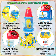 Load image into Gallery viewer, Koolbitz 44PCs Kitchen Playset for Kids with Blender, Cooking Utensils, and Pretend Food Accessories – Safe, BPA-Free Educational Role Play Toy Set for Boys & Girls Aged 3 and Above