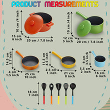 Load image into Gallery viewer, koolbitz Kids Kitchen Toys Set Children Kitchen Utensils & Food Set Cooking Toys Accessories Kit Kitchen Cooking Pots and Pans Playset Toddler Fruits Pretend Toy Gifts for Boys Girls