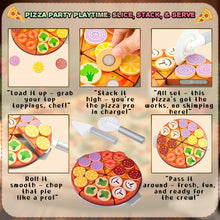 Load image into Gallery viewer, Koolbitz Cutting Play Food Toy for Kid Wooden Pizza Set Pretend Children Picnic Kitchen Accessories Cooking Velcro Toys Gift for Kids