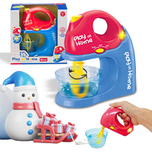 Load image into Gallery viewer, Kids Play Blender Set with Realistic Lights & Sounds – Fun Pretend Mixer Playset for Toddlers and Kids, Durable and Safe Materials, Compact Design for Easy Storage and Cleanup – Inspire Imaginative Role-Play and Creativity with Interactive Features!