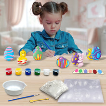 Load image into Gallery viewer, koolbitz Kids Paint Art Set Dinosaur Themed Paint Art Set Dinosaur Egg Arts and Crafts for Children Washable Painting Kit Toys for Boys & Girls 3 4 5 Year Old Toddler Gift