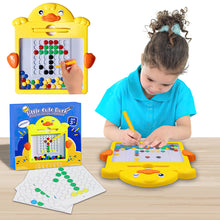 Load image into Gallery viewer, Koolbitz Magnetic Bead Art Board Multicolor Creative Drawing Set for Kids with Magnetic Pen & Pattern Cards - Engaging & Educational Preschool Toy Creativity Development