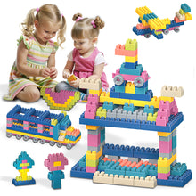 Load image into Gallery viewer, Koolbitz 150PCS Colorful STEM Building blocks set Perfect Stocking Filler Creativity and Learning with Ideal Preschool Construction Educational Block Tiles Stronger 150 pcs Gift for Children