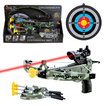 Load image into Gallery viewer, Kids Archery Bow and Arrows Toy Set with Target, Kids Practice Cross Bow, Girls, Boys Toy Archery Set Fun Sport Game with 3 Durable Suction Cup Arrows Perfect for Indoor or Outdoor Games