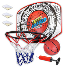 Load image into Gallery viewer, Koolbitz Kids Large Basketball Hoop Set, Attachable To Door & Wall Backboard Shatterproof Backboard Novelty with Pump Ball Durable Design Perfect Indoor Game, Pack of 1