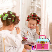 Load image into Gallery viewer, Koolbitz Kids Real Makeup Set Washable Makeup Beauty Set, Real Makeup Kit Washable Girls & Role Play Make Up Se Little Princess, Cosmetic Play Kit with Carry Case, Gifts Box, 3/4/5 + years
