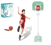 Load image into Gallery viewer, Adjustable Metal HOOP STAND Basketball Set pump Ball Height 210cm