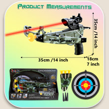 Load image into Gallery viewer, Kids Archery Bow and Arrows Toy Set with Target, Kids Practice Cross Bow, Girls, Boys Toy Archery Set Fun Sport Game with 3 Durable Suction Cup Arrows Perfect for Indoor or Outdoor Games