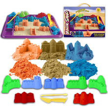Load image into Gallery viewer, Koolbitz Magic Sand Play Set, Mold Amazing Sand Sculpts 750g with Box Accessories Shape Molds, Fun Gifts Toy for Boys & Girls, Make Your Own Craft Activity for Kids