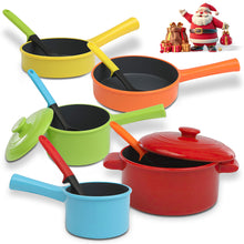 Load image into Gallery viewer, Koolbitz 12 Pcs Kids Kitchen Toy Accessories Set Utensils Cookware Toys Pots and Pans Toddler Pretend Cooking Playset Realistic Toys Playset for Kids 3 4 5 6 Years Old