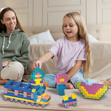 Load image into Gallery viewer, Koolbitz 150PCS Colorful STEM Building blocks set Perfect Stocking Filler Creativity and Learning with Ideal Preschool Construction Educational Block Tiles Stronger 150 pcs Gift for Children