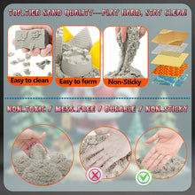 Load image into Gallery viewer, Koolbitz Kids Construction Sand Toy Creative Fun Sand Toy for Children with 9 Construction Vehicle Educational Sand Playset for Toddlers Indoor Outdoor Sand Toy Game Gift