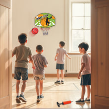 Load image into Gallery viewer, Kids Basketball Hoop with Hard PVC Backboard Pump and Ball Hanger Hook Indoor Outdoor Large Basketball Set with Net Ball and Pump Portable Sport Toys for Kids Basketball Set