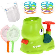 Load image into Gallery viewer, Koolbitz Interactive Flying Disc Launching Game for Kids Fun Outdoor Activity with 8X Disc Launcher and 2X Catch Nets - Safe and Durable Toy for Garden Play, Kids Summer Toy Ages 3+