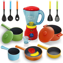Load image into Gallery viewer, Koolbitz Kitchen Playset Toy Simulation Juicer Blender Set Cooking Pretend Play Set Fruit Food
